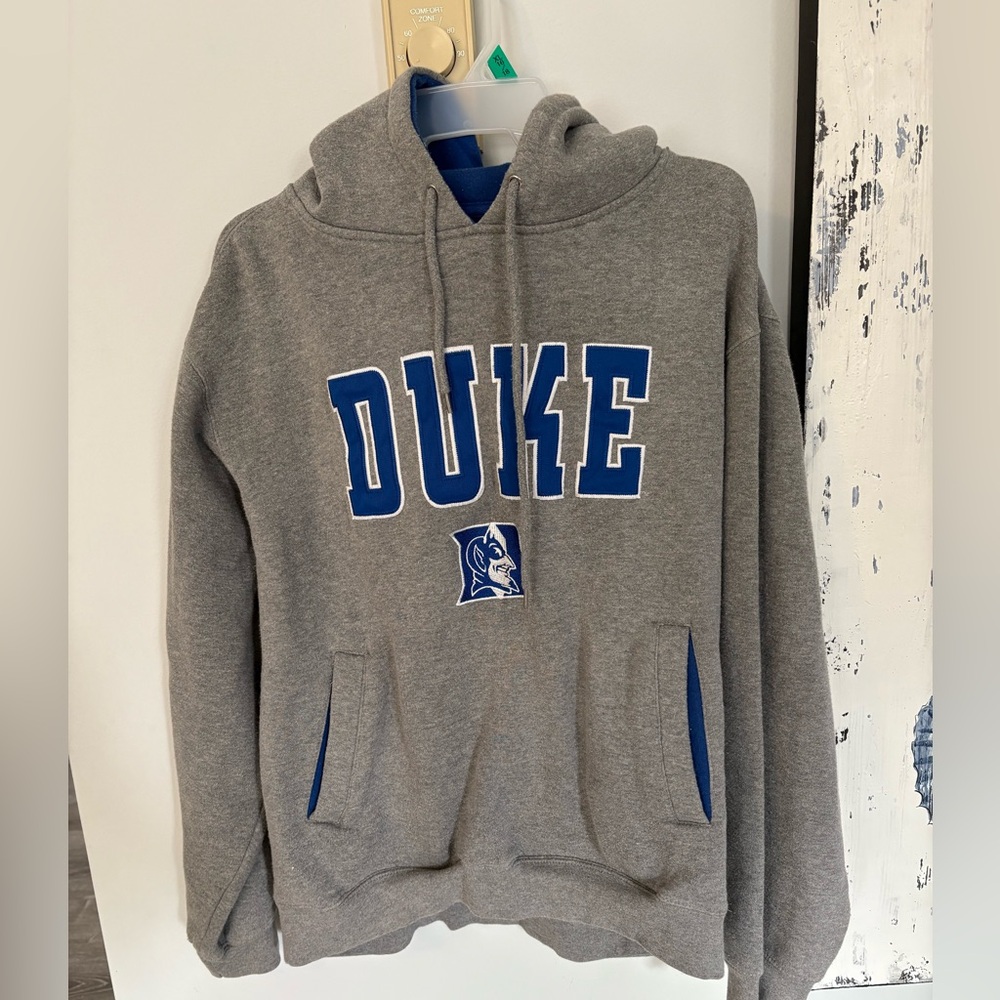 Champs Duke Hoodie. Gray. Size Large